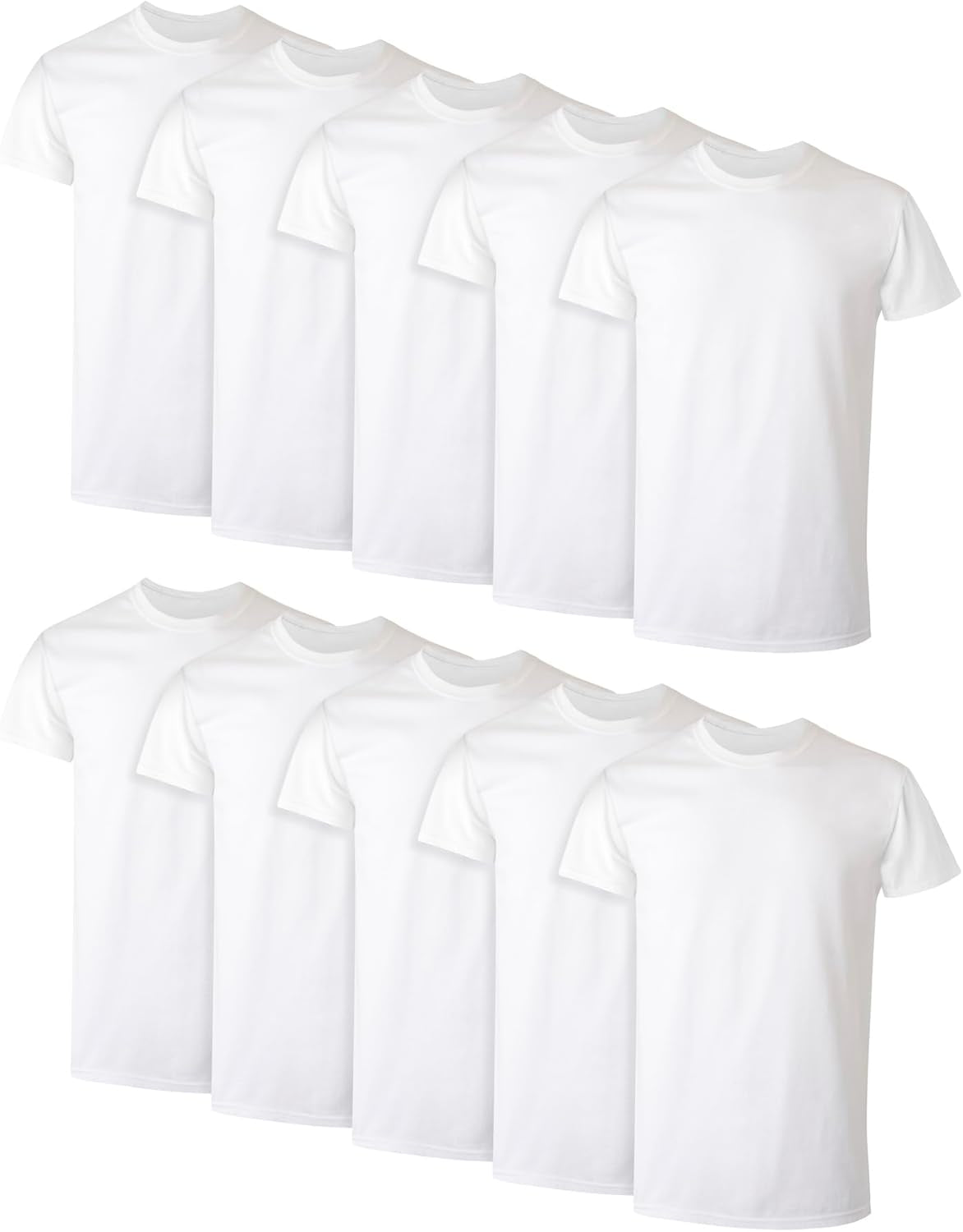 Hanes Men'S Undershirt Packs, Stay-Tucked Soft Cotton Undershirts, Best Undershirts for Men, White/Black/Asstd Multipacks